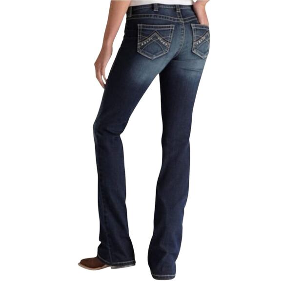 ARIAT R.E.A.L. Denim Spitfire Boot Cut Riding Jeans Size 30R - Picture 1 of 12